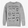 Deals 🔔 Disney The Nightmare Before ❄ Christmas Jack Emotions Crew Sweatshirt 💯