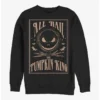 New 🔥 Disney The Nightmare Before Christmas Hail The Pumpkinking Crew Sweatshirt 🔔