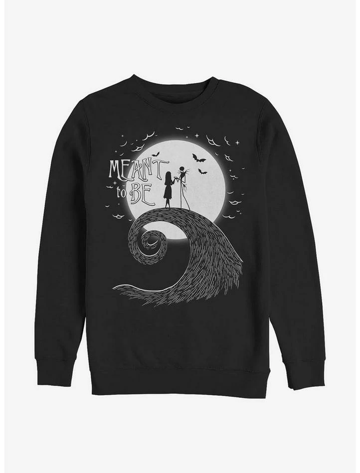 Outlet โค๏ธ The Nightmare Before Christmas Jack & Sally Meant To Be Sweatshirt ๐งจ 1 Outlet โค๏ธ The Nightmare Before Christmas Jack & Sally Meant To Be Sweatshirt ๐งจ