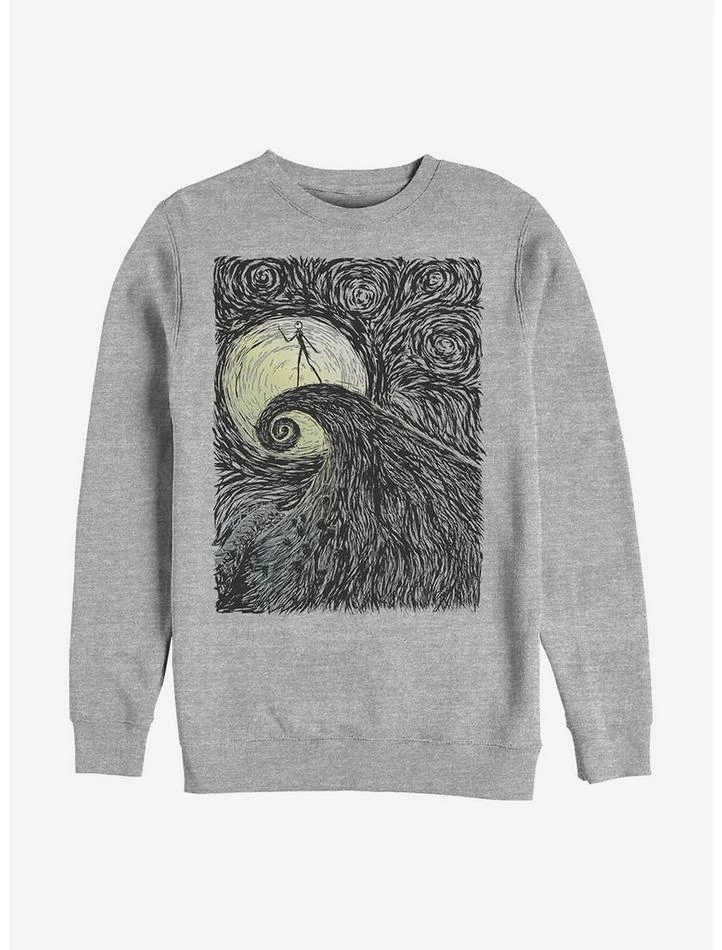 Flash Sale ๐ Disney The Nightmare Before Christmas Spiral Hill Crew Sweatshirt ๐งจ 1 Flash Sale ๐ Disney The Nightmare Before Christmas Spiral Hill Crew Sweatshirt ๐งจ