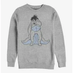 Hot Sale 🌟 Disney Winnie The Pooh Basic Sketch Eeyore Crew Sweatshirt 🔥