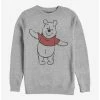 Outlet 🎉 Disney Winnie The Pooh Basic Sketch Pooh Crew Sweatshirt ✨
