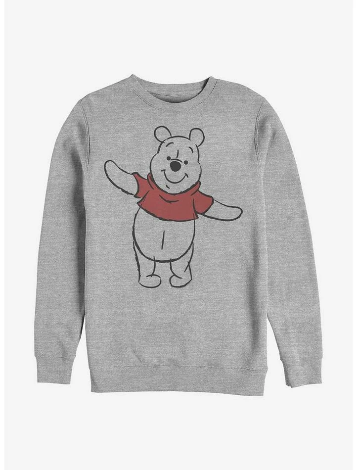 Outlet 🎉 Disney Winnie The Pooh Basic Sketch Pooh Crew Sweatshirt ✨ 1 Outlet 🎉 Disney Winnie The Pooh Basic Sketch Pooh Crew Sweatshirt ✨