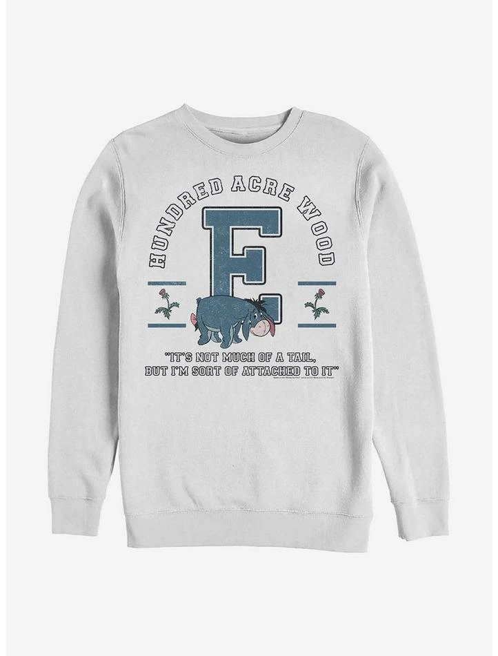 New 🛒 Disney Winnie The Pooh Eeyore Collegiate Crew Sweatshirt ✨ 1 New 🛒 Disney Winnie The Pooh Eeyore Collegiate Crew Sweatshirt ✨