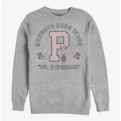 Best Pirce 🤩 Disney Winnie The Pooh Piglet Collegiate Crew Sweatshirt 😍
