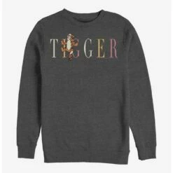 Promo 👍 Disney Winnie The Pooh Tigger Fashion Crew Sweatshirt 🎉