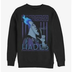 Cheap ✨ Disney Hercules Hades Finger Smoke Crew Sweatshirt 🔔