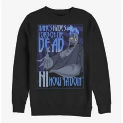 New 💯 Disney Hercules Names Hades Crew Sweatshirt 😍