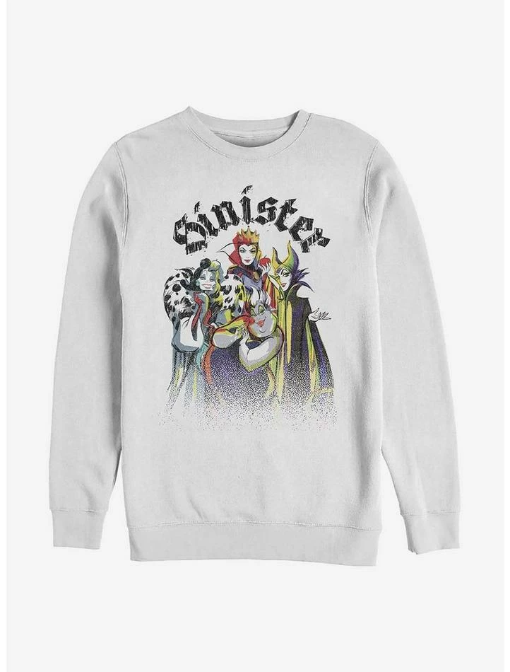 Budget ❤️ Disney Villains Sinister Crew Sweatshirt ✔️ 1 Budget ❤️ Disney Villains Sinister Crew Sweatshirt ✔️