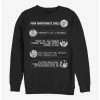 Best Sale ⭐ Disney Villains Villain Quotes Crew Sweatshirt ✨