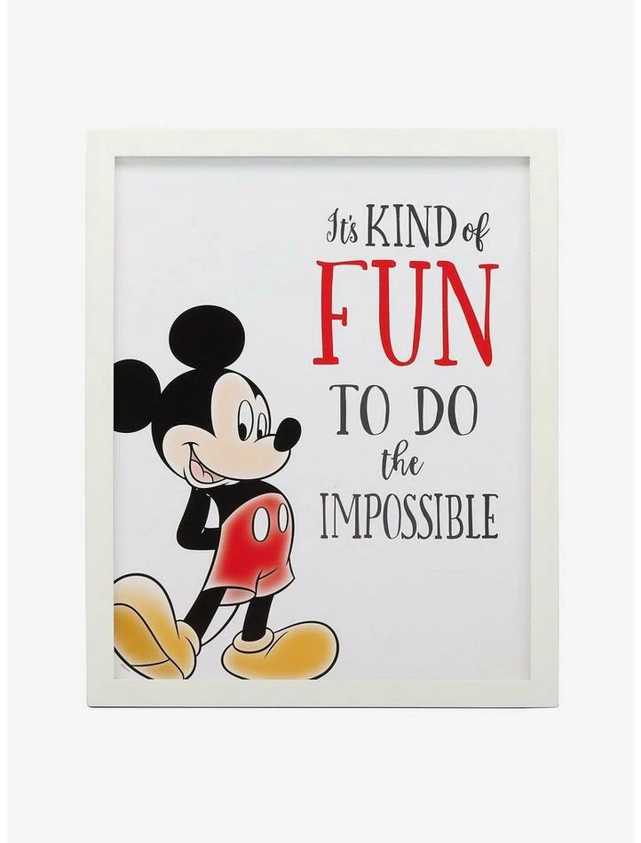 Top 10 ๐ฏ Disney Mickey Mouse Do The Impossible Framed Wood Wall Decor โ๏ธ 1 Top 10 ๐ฏ Disney Mickey Mouse Do The Impossible Framed Wood Wall Decor โ๏ธ