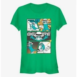 Wholesale 😀 Disney Phineas And Ferb Agent P Box Up Girls T-Shirt 😀
