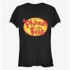 Deals 🔥 Disney Phineas And Ferb Oval Logo Girls T-Shirt 🎁