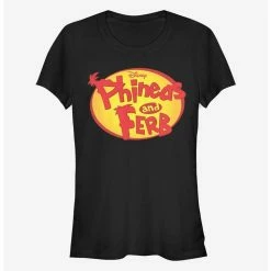Deals 🔥 Disney Phineas And Ferb Oval Logo Girls T-Shirt 🎁