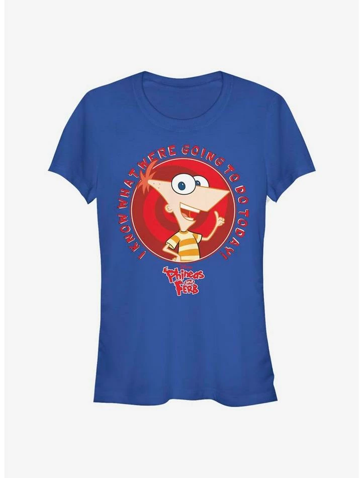 Buy ⌛ Disney Phineas And Ferb Phineas Do Today 🎁 Girls T-Shirt ✨ 1 Buy ⌛ Disney Phineas And Ferb Phineas Do Today 🎁 Girls T-Shirt ✨