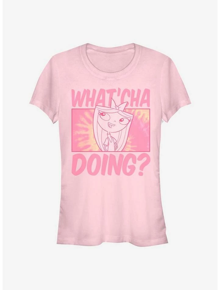 Brand new ❤️ Disney Phineas And Ferb What'cha Doing Girls T-Shirt 🥰 1 Brand new ❤️ Disney Phineas And Ferb What'cha Doing Girls T-Shirt 🥰