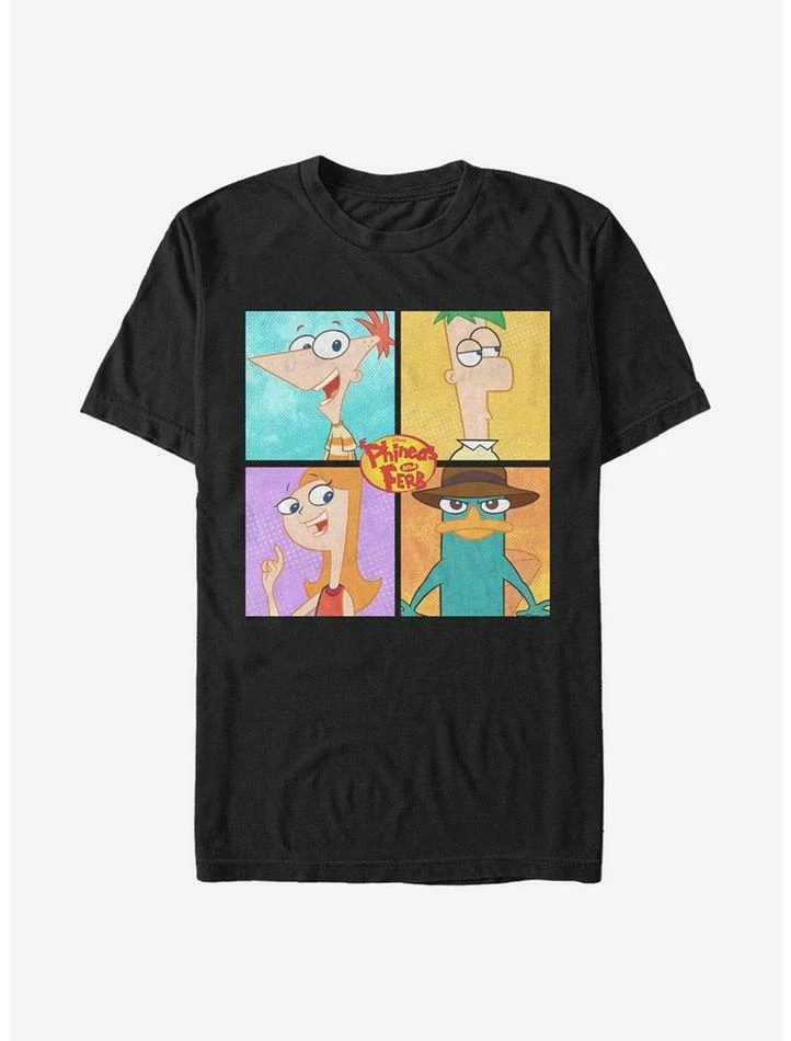 Wholesale π Disney Phineas And Ferb 4 Character Boxup T-Shirt 𧨠1 Wholesale π Disney Phineas And Ferb 4 Character Boxup T-Shirt π§¨