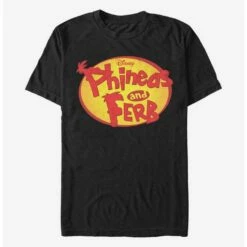 Coupon ⭐ Disney Phineas And Ferb Oval Logo T-Shirt 😍
