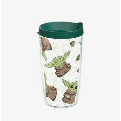 Best Pirce β€οΈ Star Wars The Mandalorian Child Playing 16oz Classic Tumbler With Lid π