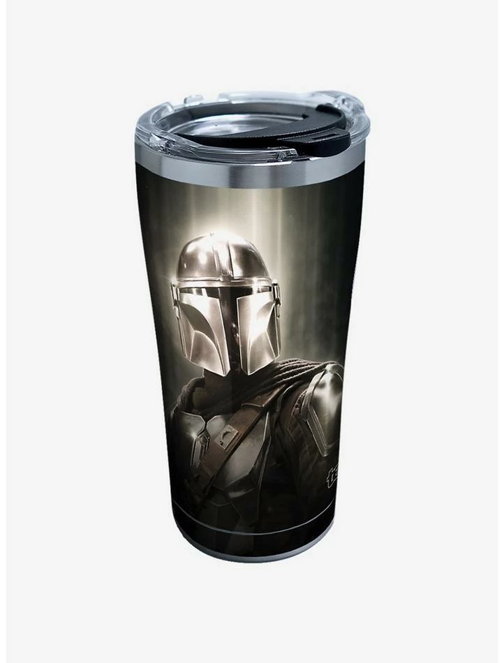 Cheap 🤩 Star Wars The Mandalorian Chrome Mando 20oz Stainless Steel Tumbler With Lid ✔️ 1 Cheap 🤩 Star Wars The Mandalorian Chrome Mando 20oz Stainless Steel Tumbler With Lid ✔️