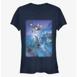 Cheapest 😉 Disney Epic Mickey Flying By Poster Girls T-Shirt 😍