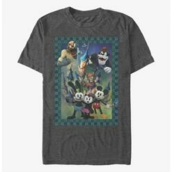 Promo 🔥 Disney Epic Mickey Characters Group Poster Style T-Shirt ✔️