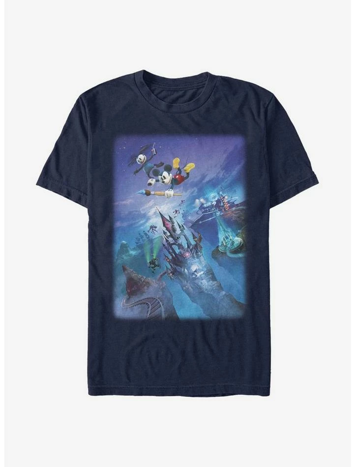 Best deal 👏 Disney Epic Mickey Flying By Poster T-Shirt 😉 1 Best deal 👏 Disney Epic Mickey Flying By Poster T-Shirt 😉