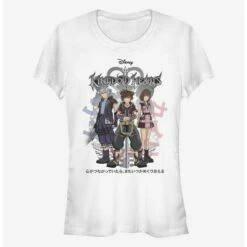 Promo ✔️ Disney Kingdom Hearts Sora Japanese Group ✔️ Girls T-Shirt ❤️