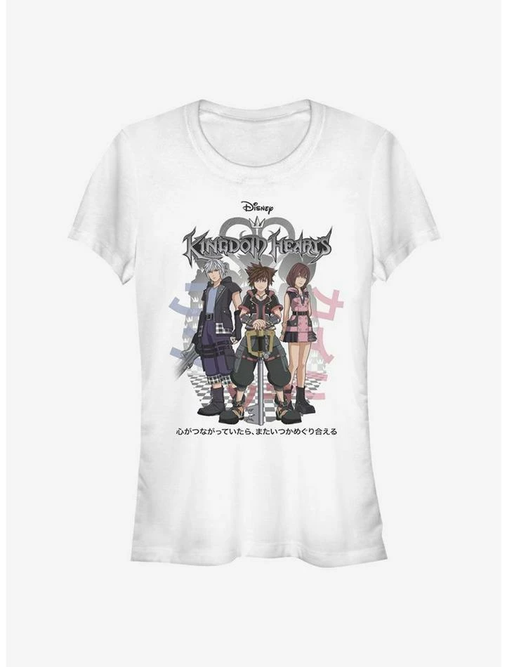 Promo ✔️ Disney Kingdom Hearts Sora Japanese Group ✔️ Girls T-Shirt ❤️ 1 Promo ✔️ Disney Kingdom Hearts Sora Japanese Group ✔️ Girls T-Shirt ❤️