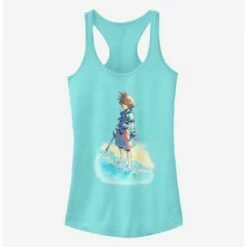 Promo 🔔 Disney Kingdom Hearts Beach Sora 🛒 Girls Tank ✨