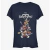 Cheapest 🤩 Disney Kingdom Hearts Group With Logo Girls T-Shirt ⌛