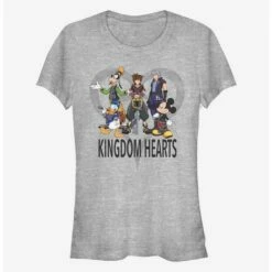 Best deal ❤️ Disney Kingdom Hearts Heart Background Girls T-Shirt 🔥