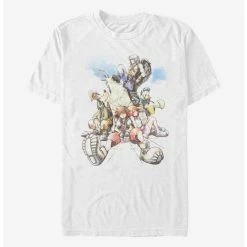Cheap 🤩 Disney Kingdom Hearts Group In The Clouds T-Shirt 👍