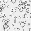 Cheap ✨ Disney Mickey Mouse Black And White Line Art Peel & Stick Wallpaper 🥰