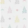 Top 10 🔥 Disney Princesses White And Purple Castle Peel & Stick Wallpaper ✔️