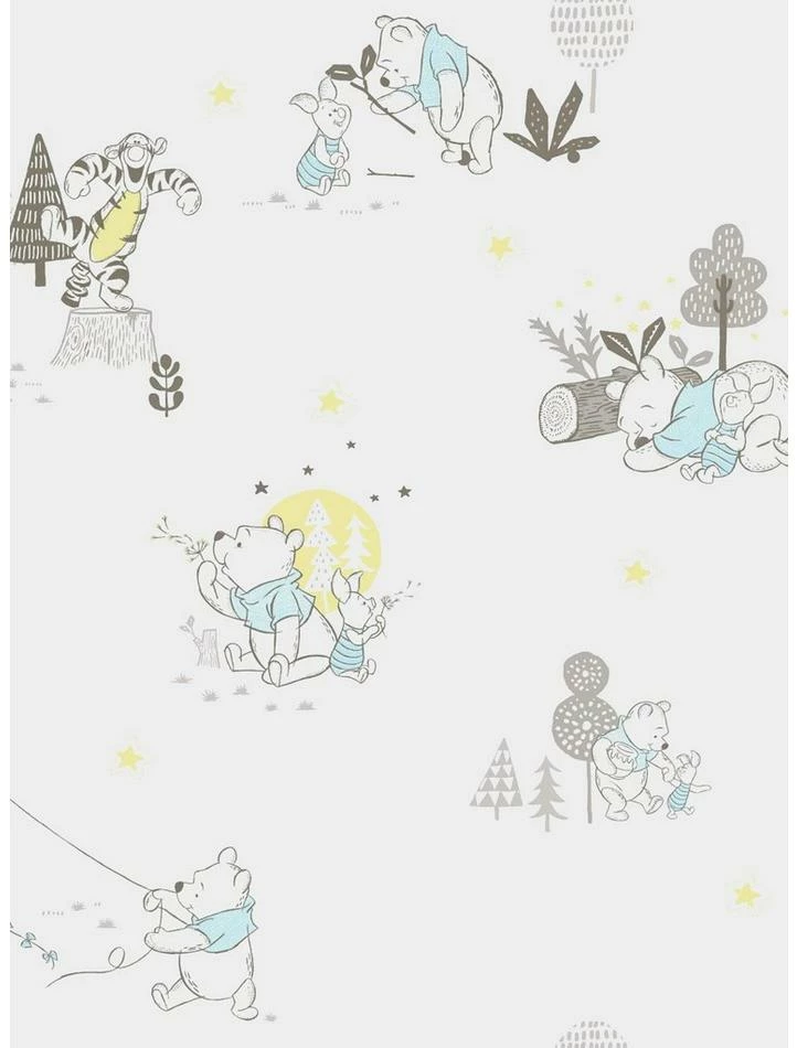 Buy 😉 Disney Winnie The Pooh Playmates Peel & Stick Wallpaper 🌟 1 Buy 😉 Disney Winnie The Pooh Playmates Peel & Stick Wallpaper 🌟