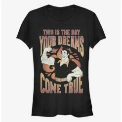 Best reviews of 🔔 Disney Beauty And The Beast Gaston Dreams Girls T-Shirt 🤩