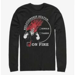 Flash Sale ⌛ Disney Hercules Relationship On Fire Long-Sleeve T-Shirt ✨