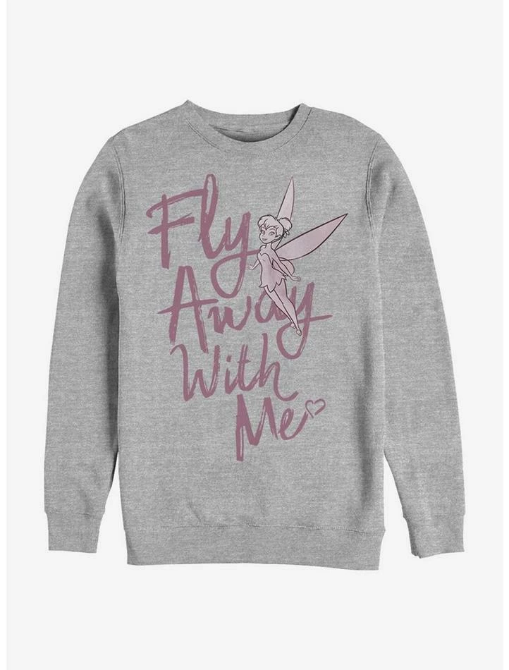 New ❤️ Disney Peter Pan Tink Fly Away With Me Crew Sweatshirt ⌛ 1 New ❤️ Disney Peter Pan Tink Fly Away With Me Crew Sweatshirt ⌛