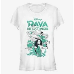Best Pirce ✔️ Disney Raya and the Last Dragon Characters 👏 Girls T-Shirt 🤩