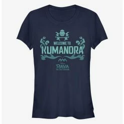Outlet 🔔 Disney Raya and the Last Dragon Welcome To Kumandra Girls T-Shirt 🛒