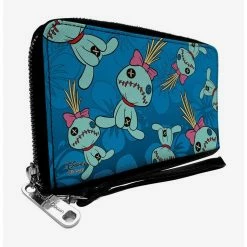 Coupon ⌛ Disney Lilo & Stitch Scrump Hibiscus Zip Around Wallet 🔥
