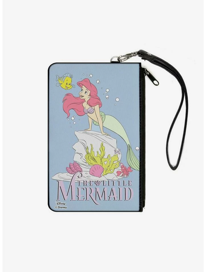 Wholesale βοΈ Disney The Little Mermaid Flounder And Ariel Zip Clutch Canvas Wallet π₯° 1 Wholesale βοΈ Disney The Little Mermaid Flounder And Ariel Zip Clutch Canvas Wallet π₯°