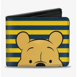 Buy π Disney Winnie The Pooh Peeking Striped Bifold Wallet π