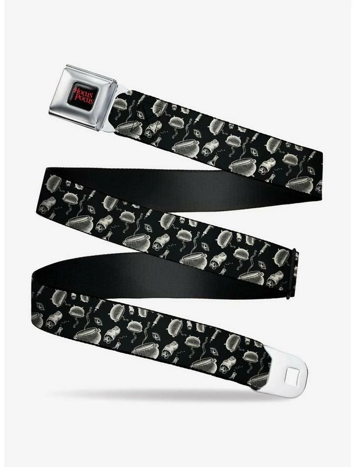Flash Sale π Disney Hocus Pocus Elements Collage Black White Seatbelt Belt β 1 Flash Sale π Disney Hocus Pocus Elements Collage Black White Seatbelt Belt β