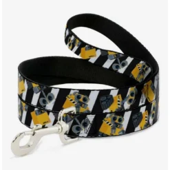Top 10 😉 Disney Pixar Wall-E Stripe Black White Dog Leash 🎁