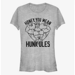 Outlet 👍 Disney Hercules Hunky Hearts Girls T-Shirt 😀