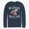 Deals 🌟 Disney Pixar The Incredibles Sporty Super Dad Long-Sleeve T-Shirt ⭐