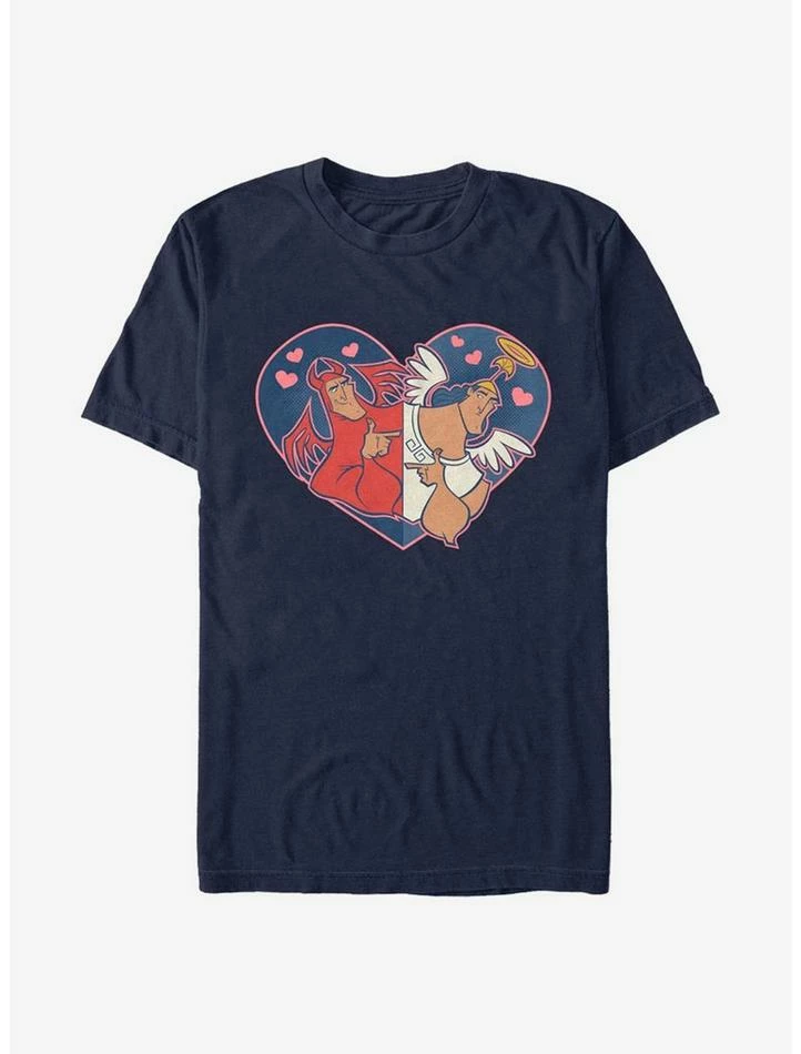 Hot Sale 🛒 Disney The Emporer's New Groove Angel Devil T-Shirt 🔥 1 Hot Sale 🛒 Disney The Emporer's New Groove Angel Devil T-Shirt 🔥