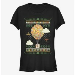 Best reviews of 🧨 Disney Pixar Up Ugly Holiday Sweater Girls T-Shirt ❤️